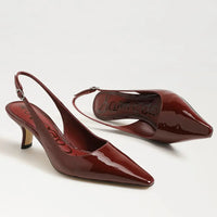 Bianka Slingback Pump - Merlot Patent Leather Sam Edelman