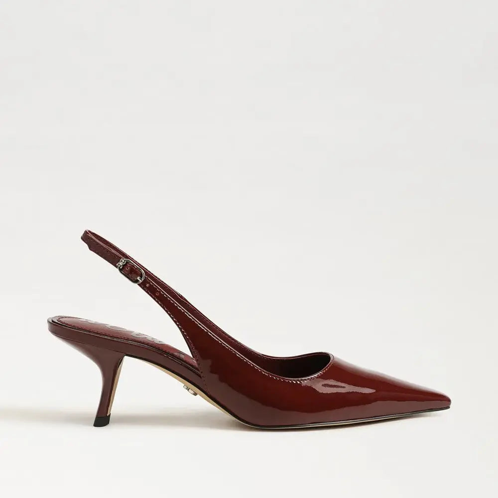 Bianka Slingback Pump - Merlot Patent Leather Sam Edelman