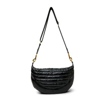 Elton Hobo Bag - Pearl Black w/ Gold Think Royln