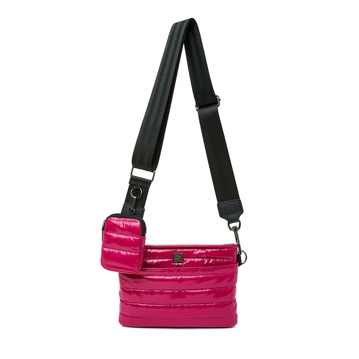 Downtown Crossbody | Glossy Garnet Think Royln