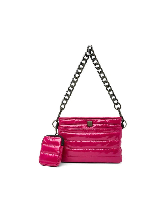 Downtown Crossbody | Glossy Garnet Think Royln