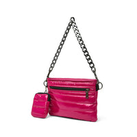 Downtown Crossbody | Glossy Garnet Think Royln