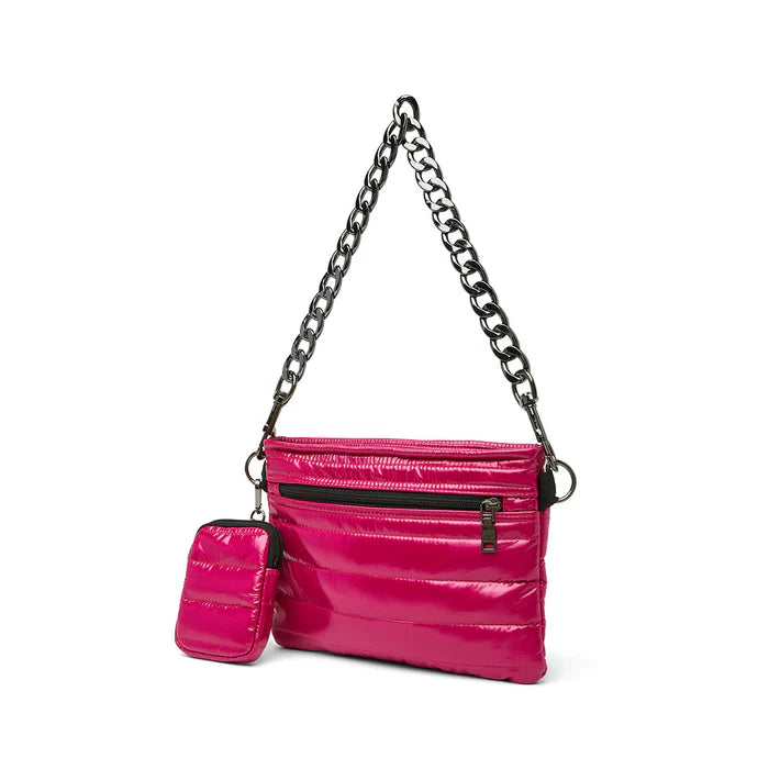 Downtown Crossbody | Glossy Garnet Think Royln