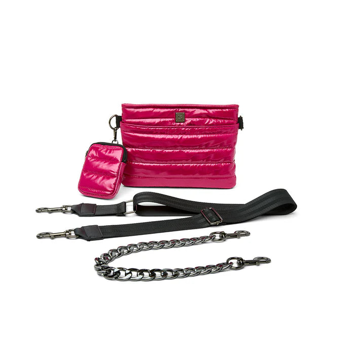 Downtown Crossbody | Glossy Garnet Think Royln