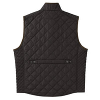 Greenville Diamond Quilted Vest - Black Madison Creek Outfitters