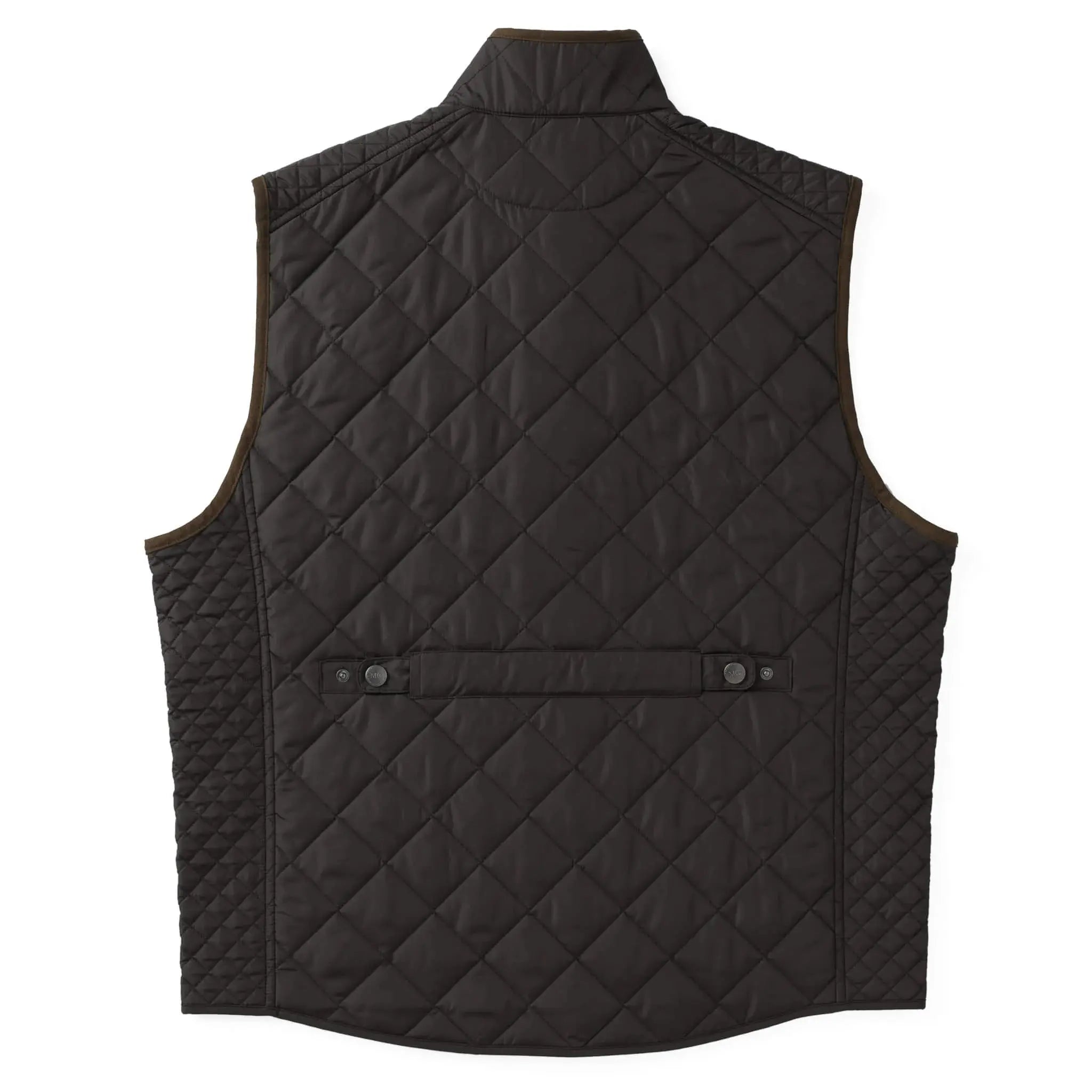 Greenville Diamond Quilted Vest - Black Madison Creek Outfitters