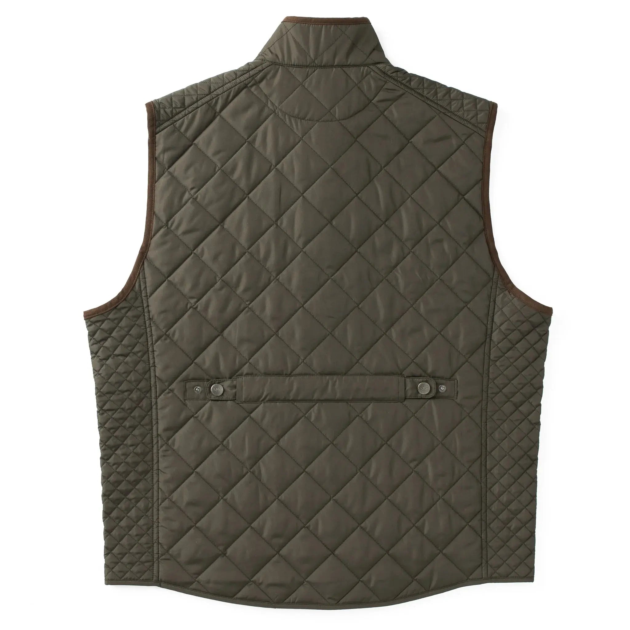 Greenville Diamond Quilted Vest - Loden Madison Creek Outfitters