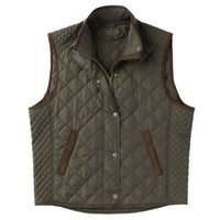 Greenville Diamond Quilted Vest - Loden Madison Creek Outfitters