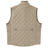 Greenville Diamond Quilted Vest - Dark Khaki Madison Creek Outfitters