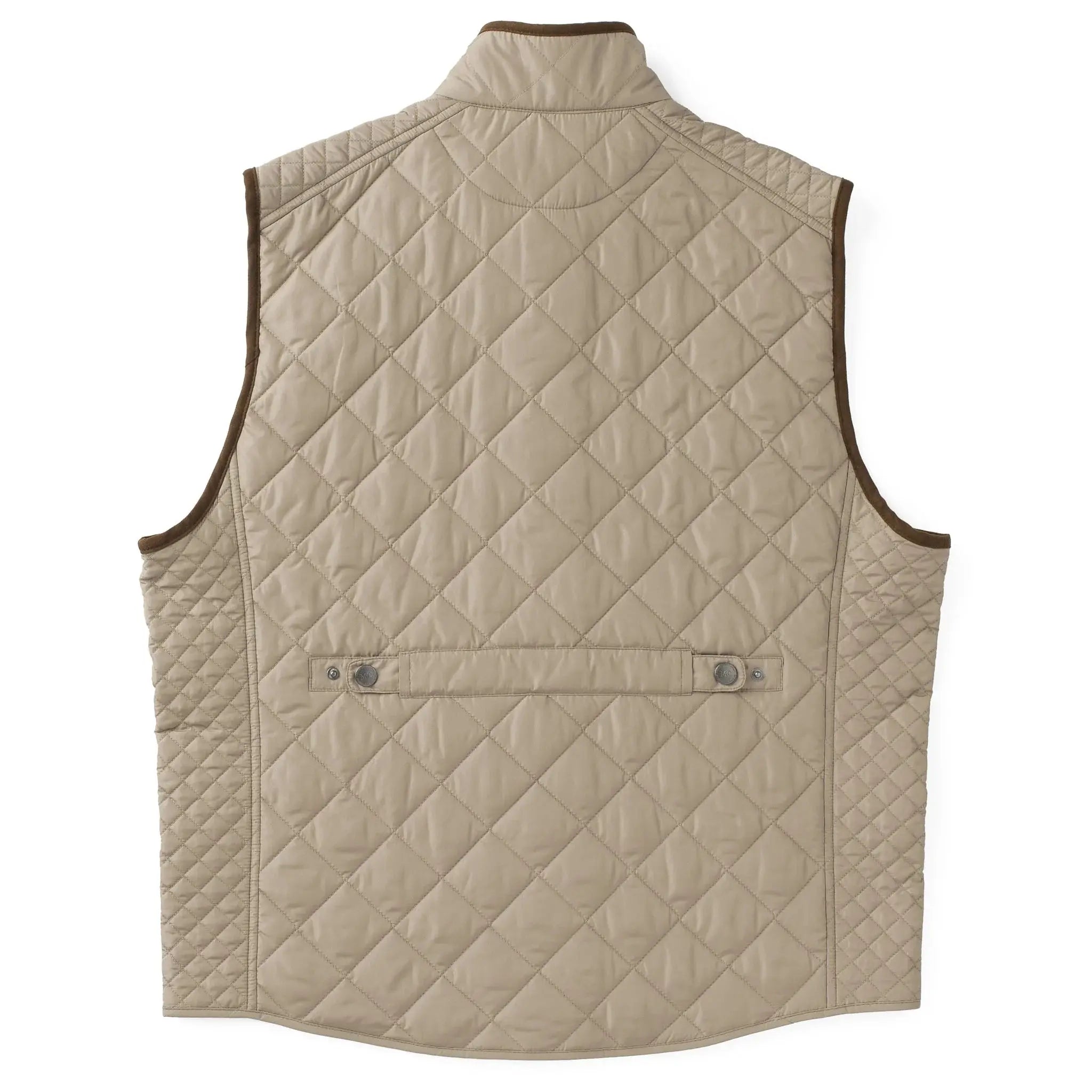 Greenville Diamond Quilted Vest - Dark Khaki Madison Creek Outfitters