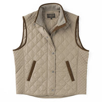 Greenville Diamond Quilted Vest - Dark Khaki Madison Creek Outfitters