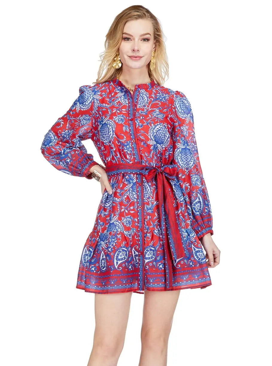 Azure Petal Dress JOY JOY