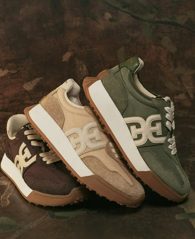Langley Lace Up Sneaker - Olive Sam Edelman