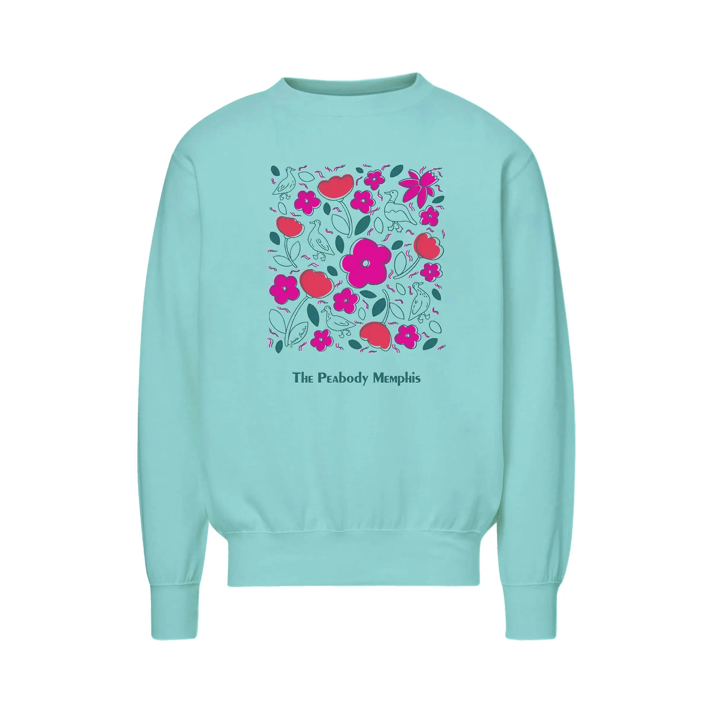 Lansky X Justin Bowles Sweatshirt - Aqua Lansky Bros.