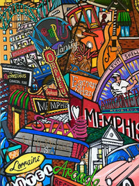 Memphis Landmarks Poster by David Lynch