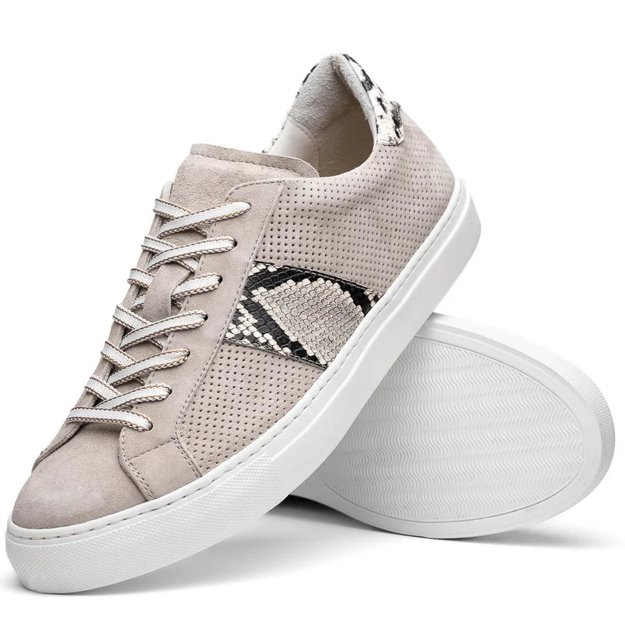 Olympia Genuine Python & Italian Goatskin Sneaker Zelli