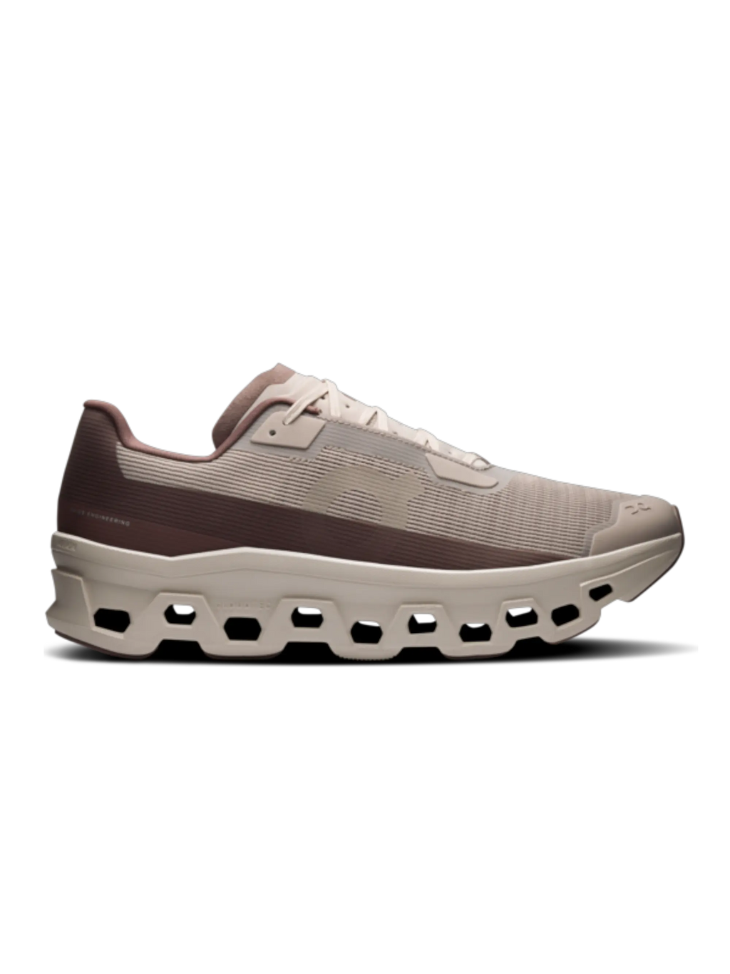 On Men's Cloudmonster Void – Fog/Pearl Running Shoe – Lansky Bros.