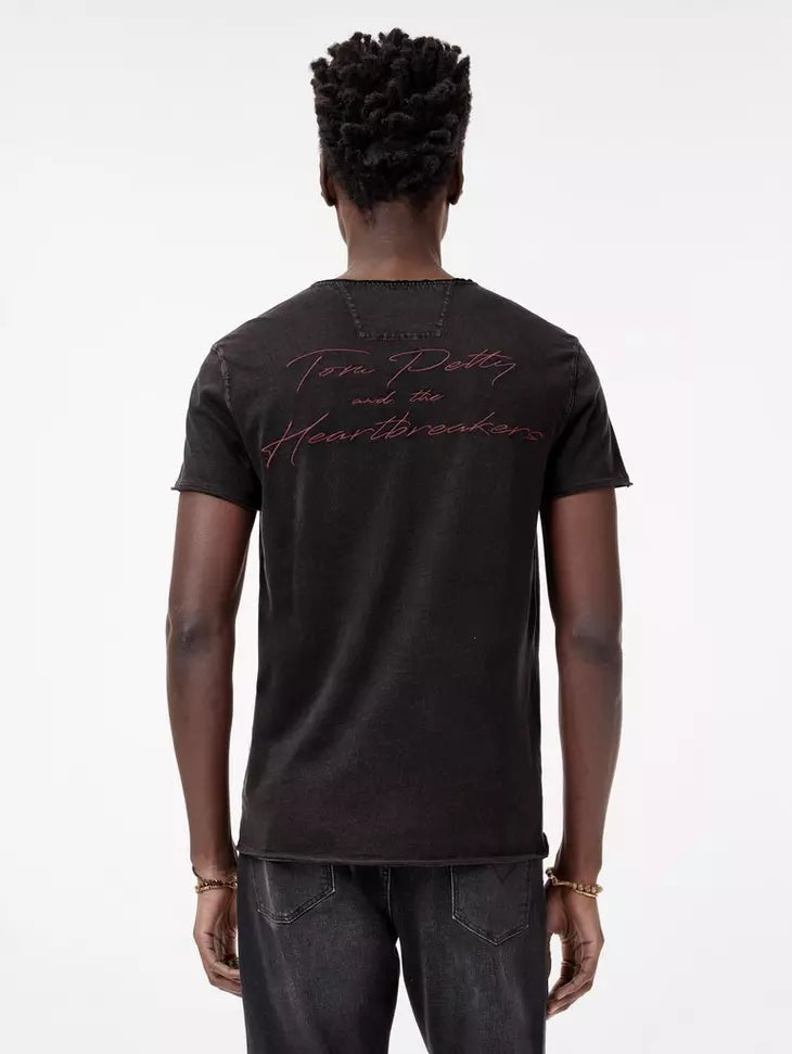 Tom Petty Black and White Tee John Varvatos