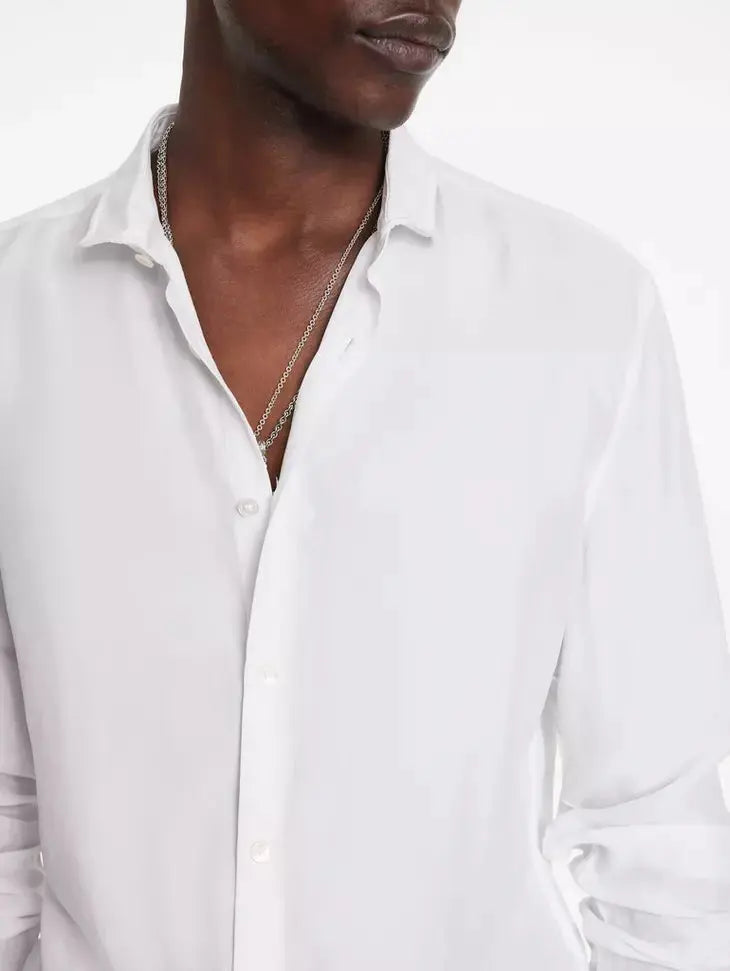 Orchard Slim Fit Shirt - White John Varvatos