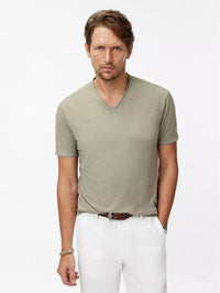 Miles V-Neck - Spruce John Varvatos