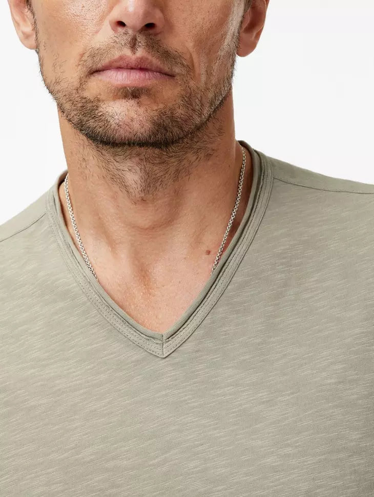 Miles V-Neck - Spruce John Varvatos