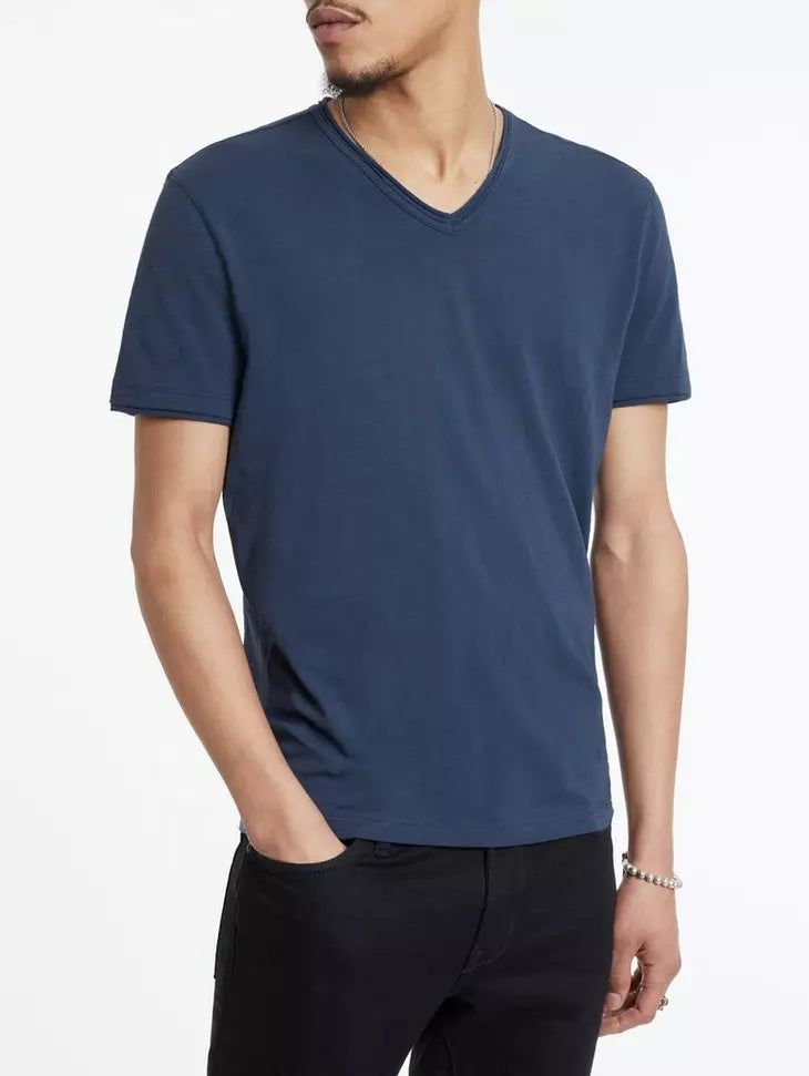 Miles V-Neck - Blue John Varvatos