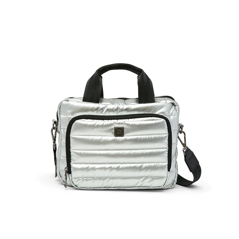 Stowaway Toiletry Case - Pearl Silver Think Royln