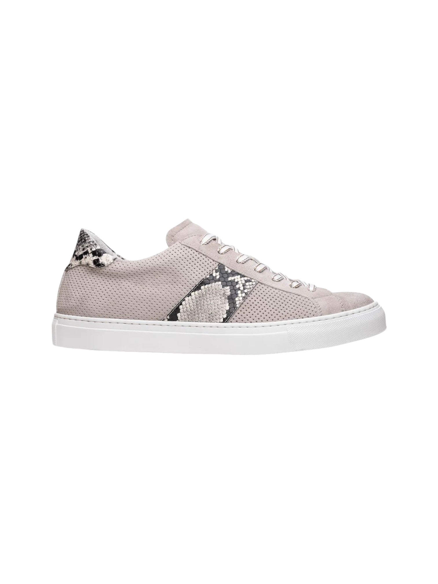 Olympia Genuine Python & Italian Goatskin Sneaker Zelli
