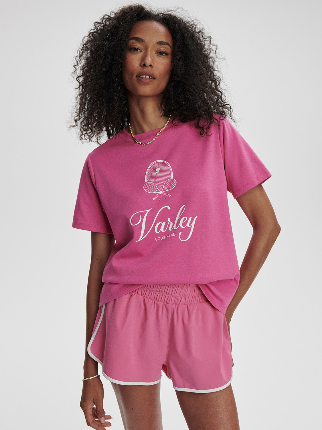 Coventry Branded Tee - Ibis Rose VARLEY