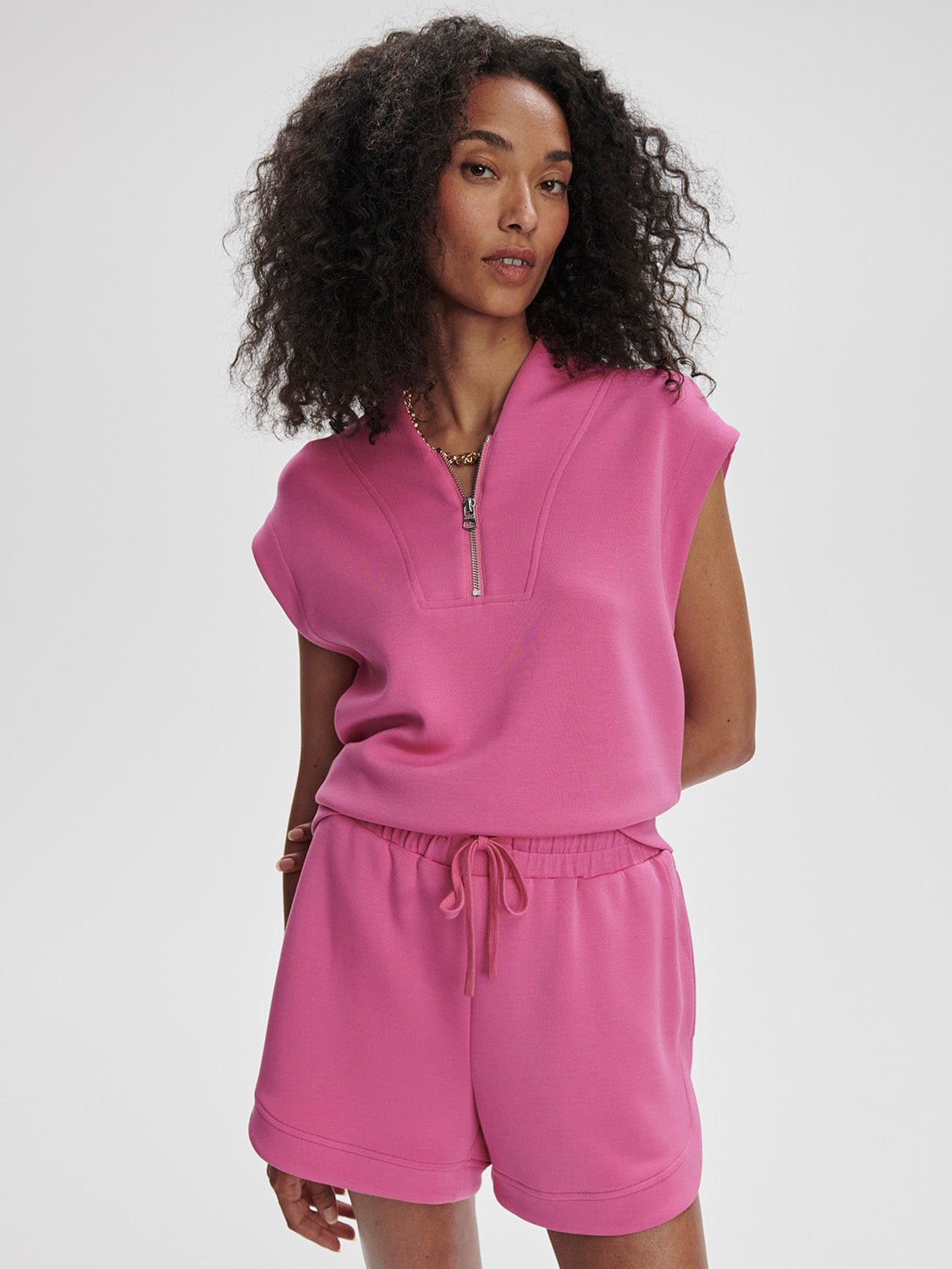 Ollie High Rise Shorts 3.5 - Ibis Rose VARLEY