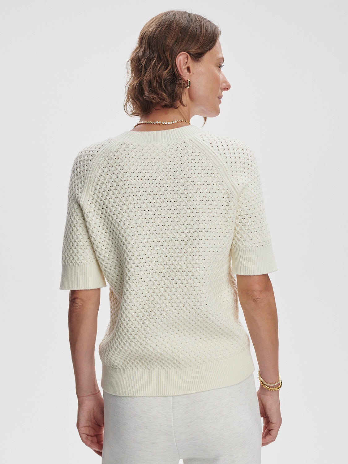 Lucy Knit Top - Snow White VARLEY