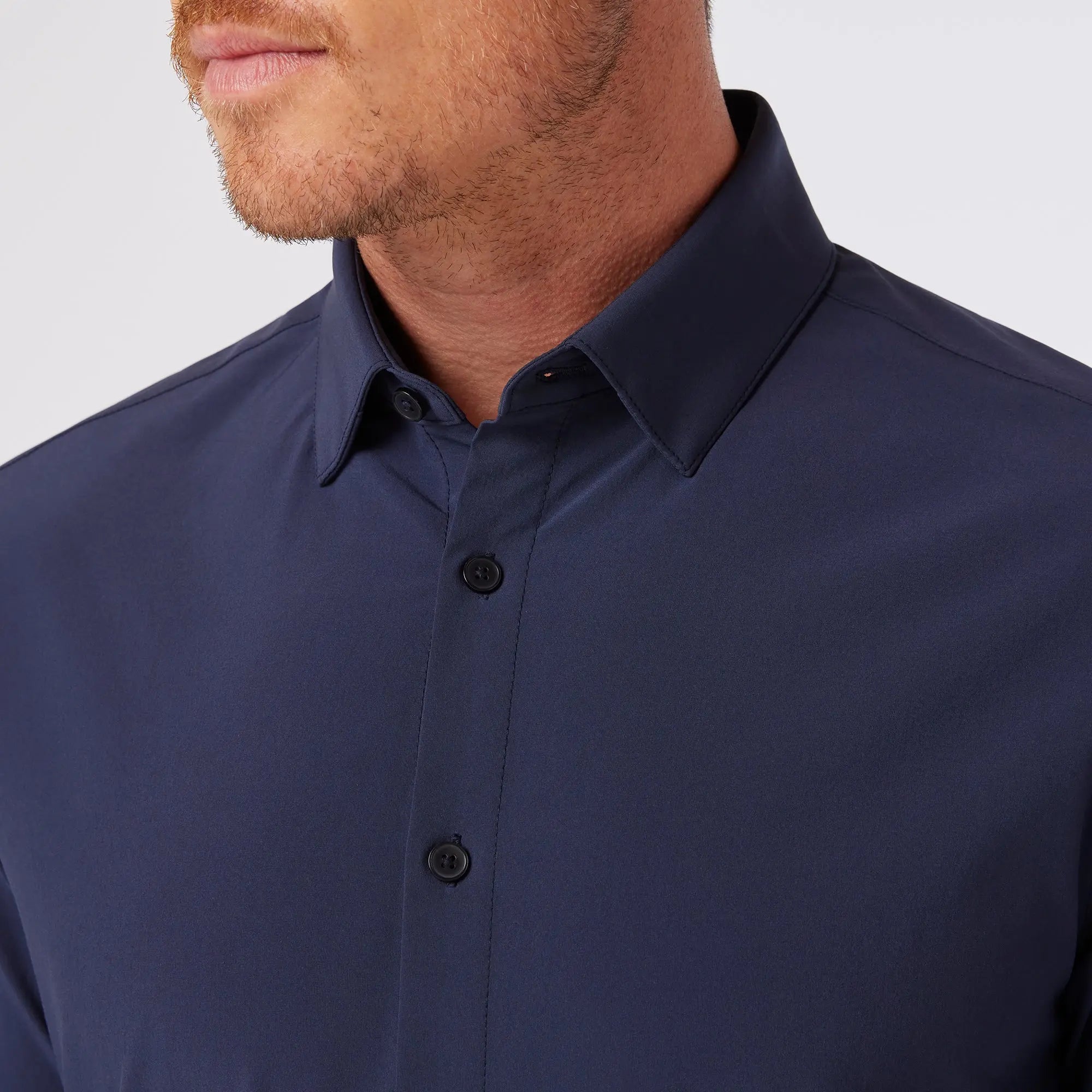 Leeward Dress shirt - Solid Navy Mizzen + Main