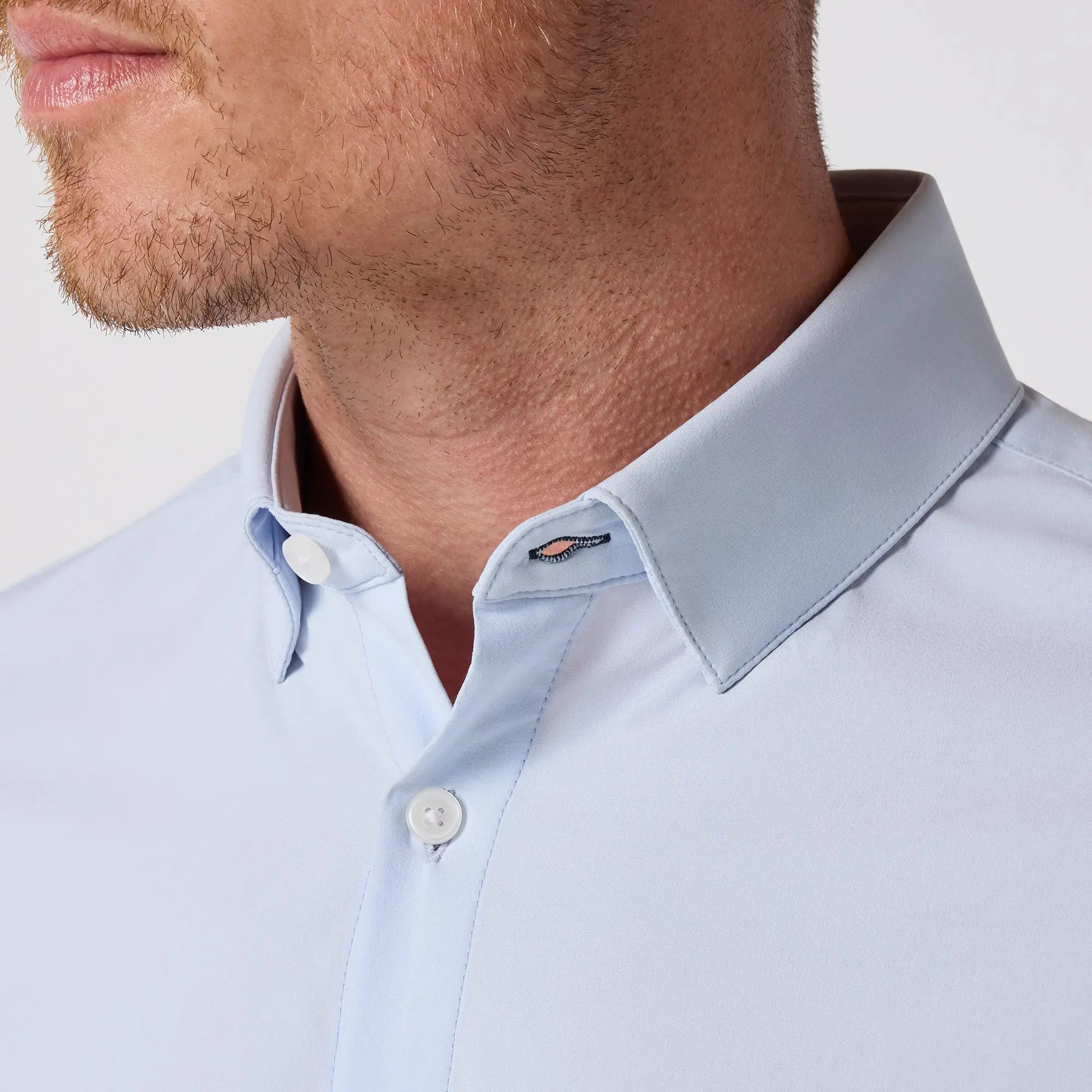 Leeward Dress shirt - Light Blue Solid Mizzen + Main