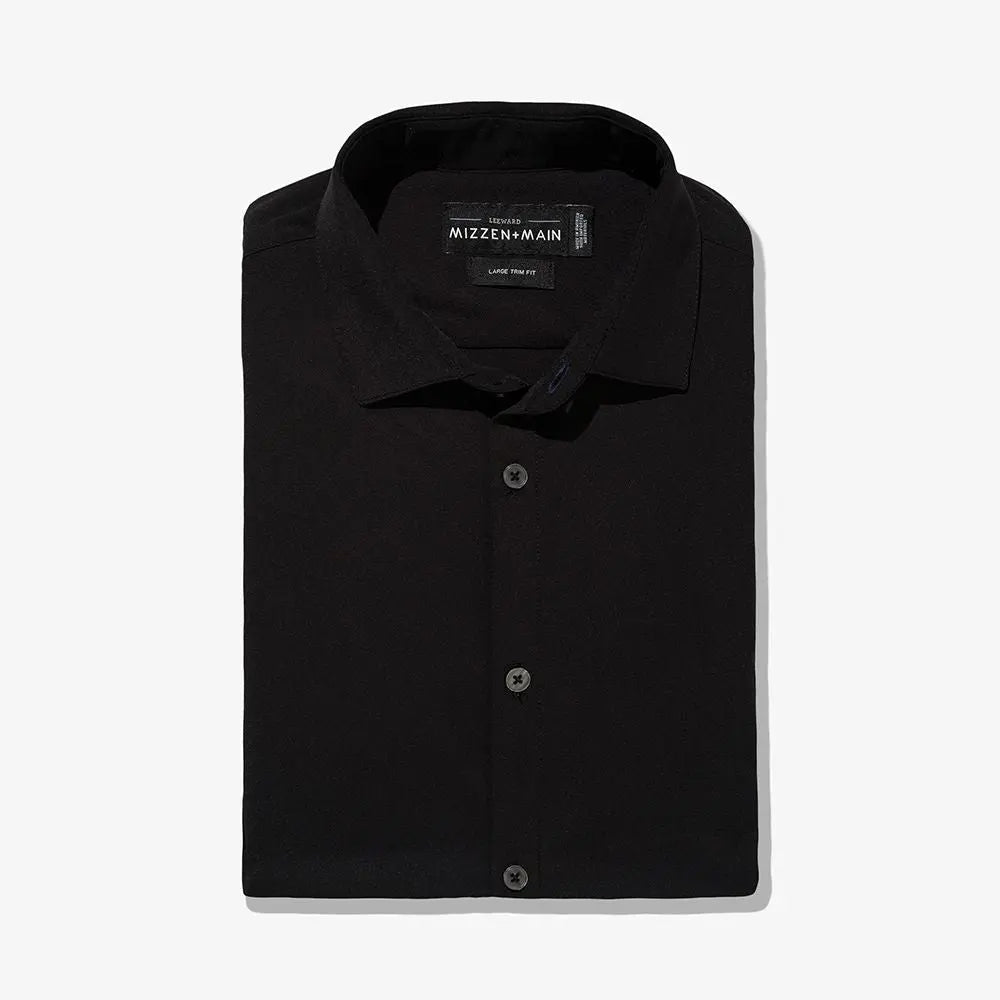 Leeward Sport Shirt- Black Mizzen + Main