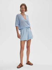 Callie Knit Top - Cashmere Blue VARLEY