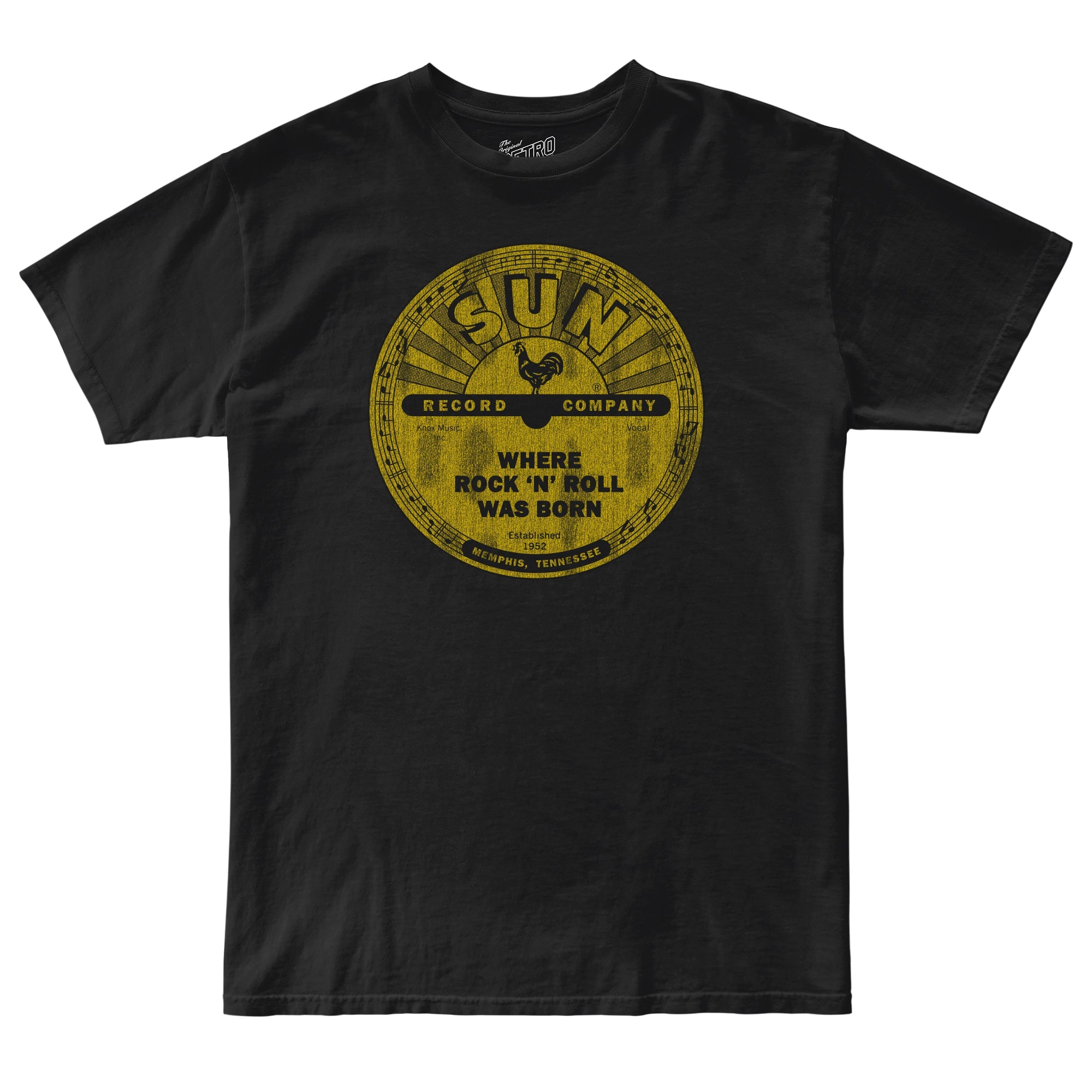 Sun Records Logo Tee – Vintage Feel Unisex Retro Brand T-Shirt Retro Brand
