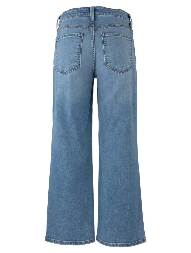 Charlotte High Rise Wide Leg with Regular Hem - Lansky Bros.