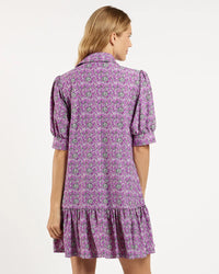 Tierney Mini Dress - Melody Ditsy Amethyst Jude Connally