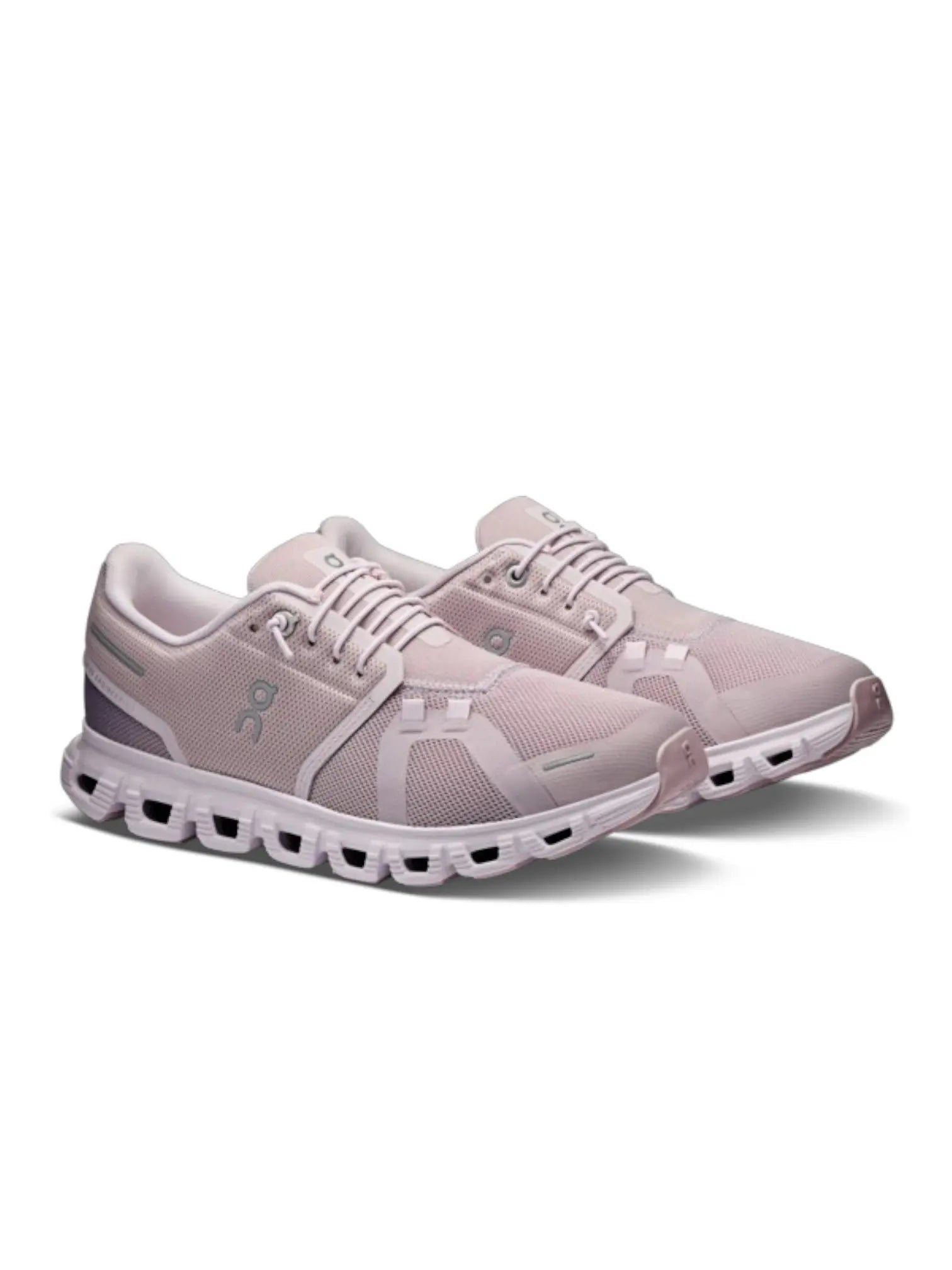 Pair of Women’s Cloud 6 running sneakers in Mauve | Orchid displayed side by side