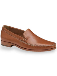 Baldwin Leather Venetian Loafers - Cognac Johnston & Murphy