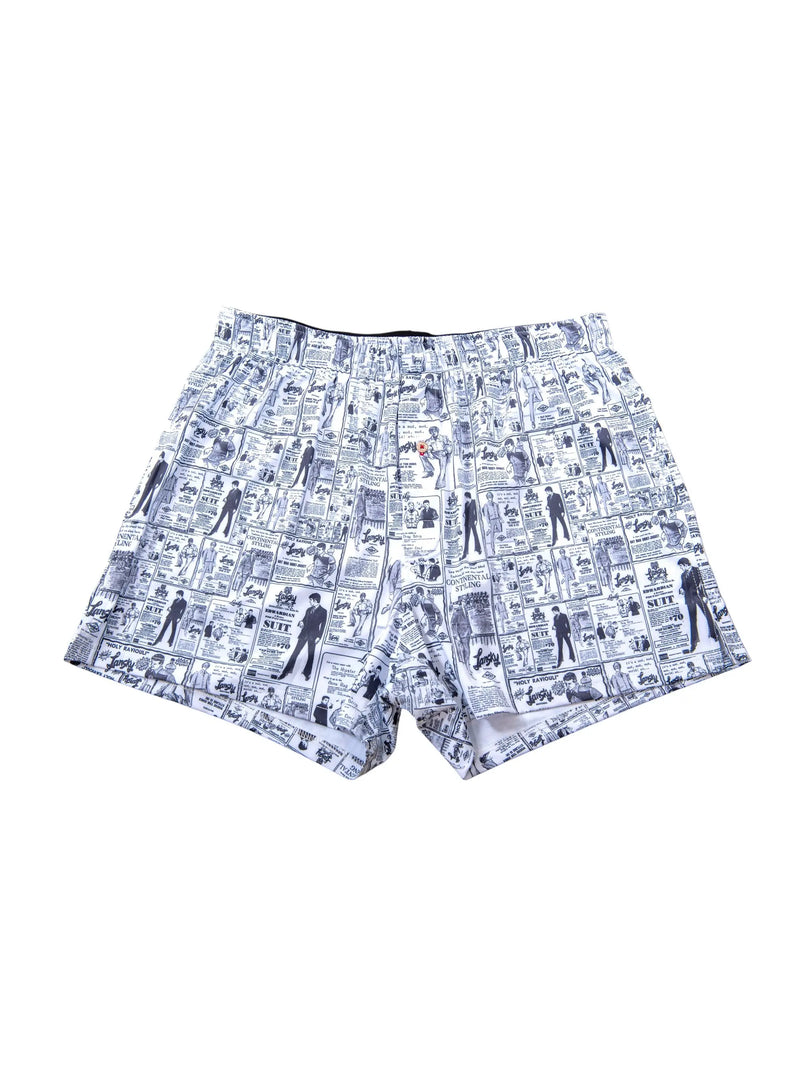Lansky Bros. Vintage Ad Boxer Shorts Clothier to The King