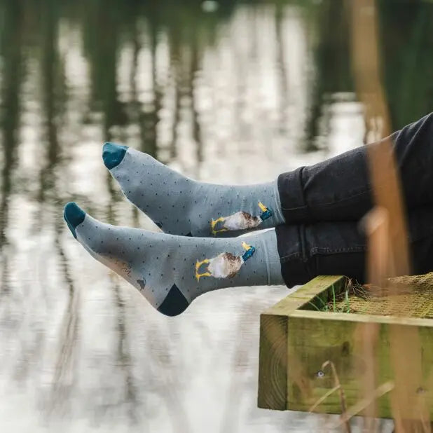 Men's 'Guard Duck' Bamboo Socks wrendale