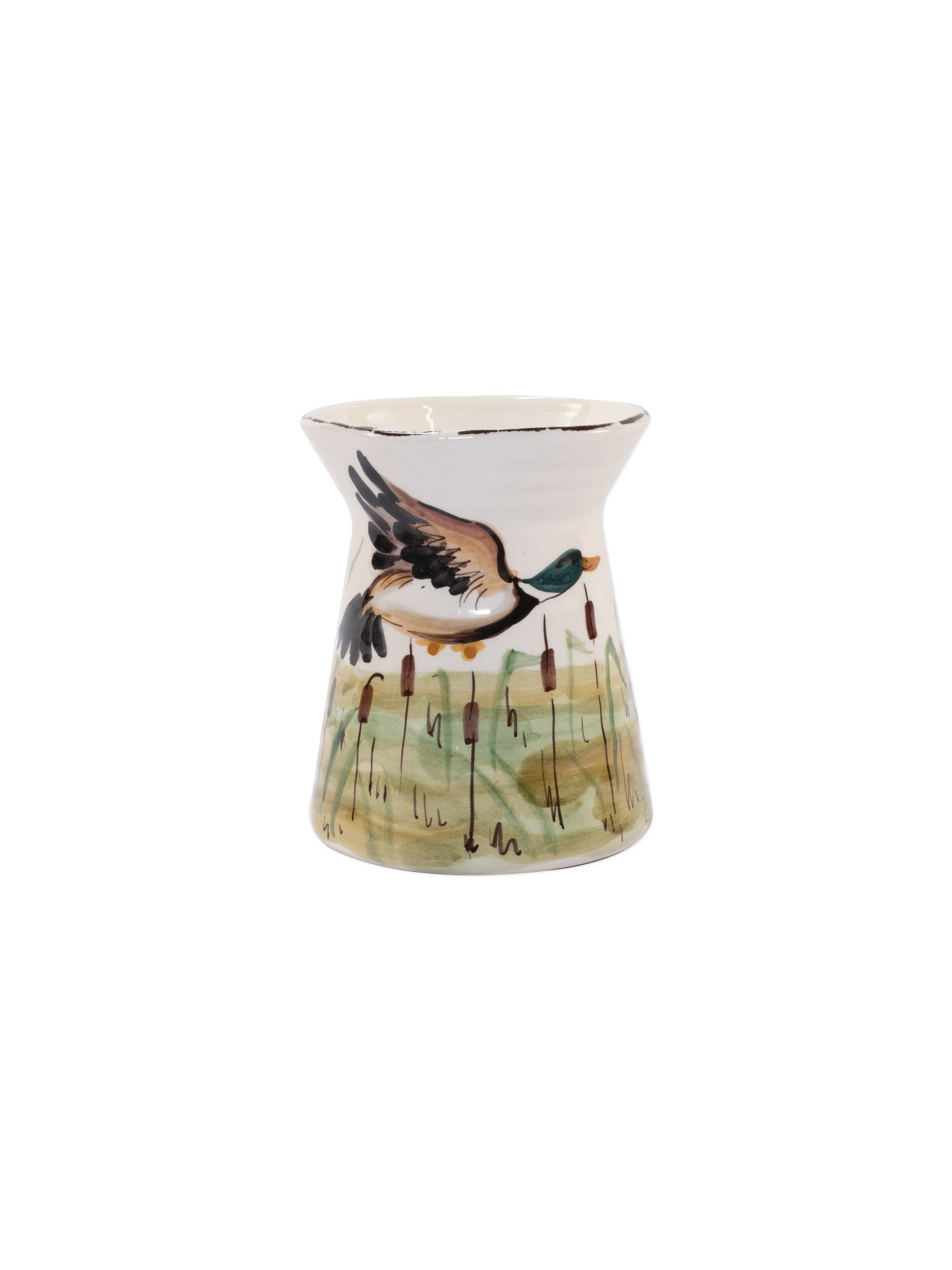 Wildlife Mallard Utensil Holder Vietri