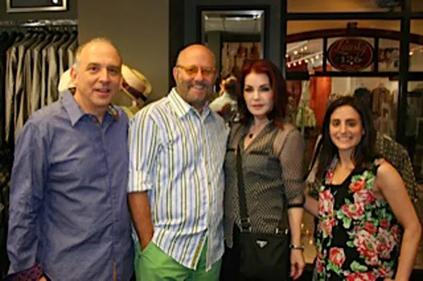 ROBERT-STOCK-PRISCILLA-PRESLEY Lansky Bros.