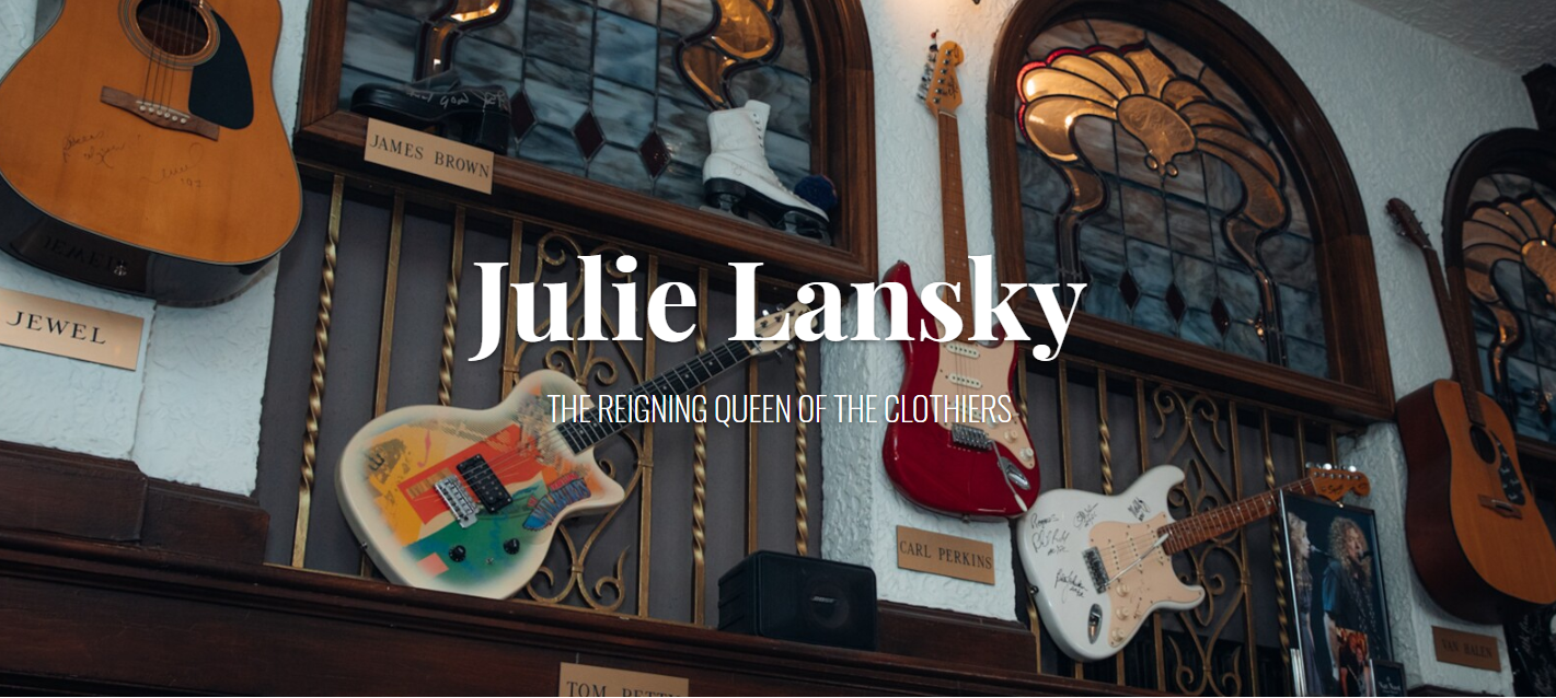 Julie Lansky-The Reigning Queen of the Clothiers
