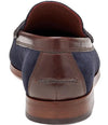Baldwin Penny Loafer - Snuff Waxed English Suede/Navy Johnston & Murphy