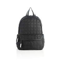 Ezra Quilted Backpack - Black