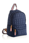 EZRA QUILTED NYLON BACKPACK, NAVY