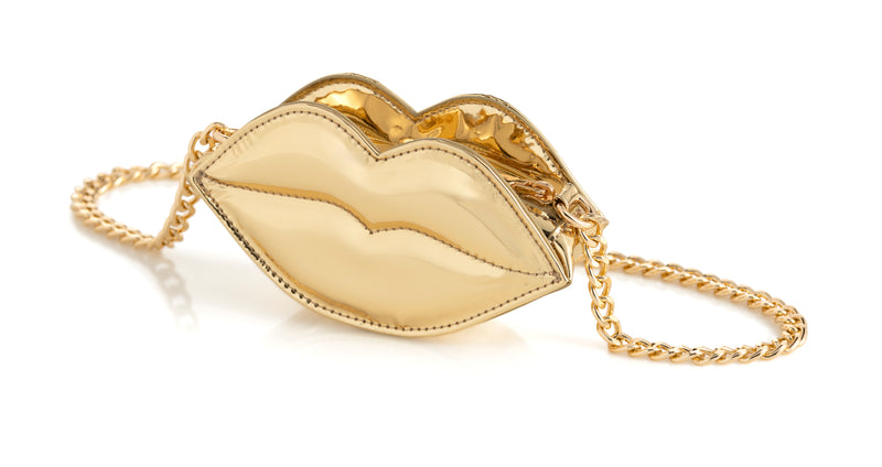 Kiss Mini Bag - Gold