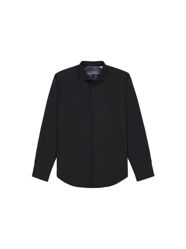 Devonshire Black Sport Shirt Robert Graham
